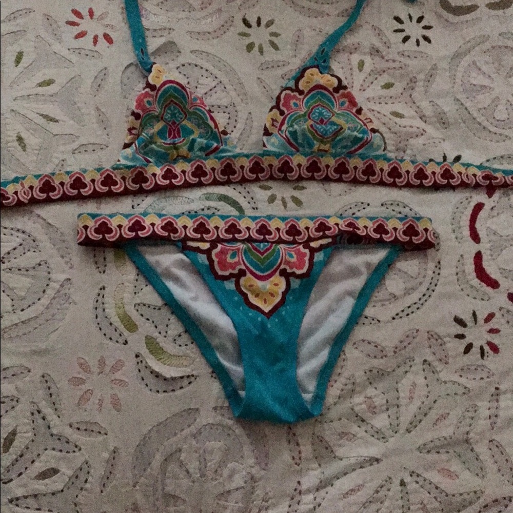 Vibrant boho Victoria’s Secret bikini